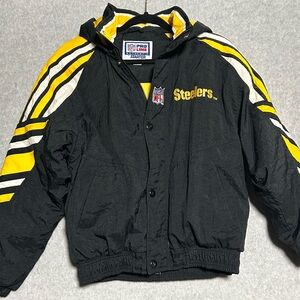 🚨 SOLD 🚨 Vintage 90s Pittsburgh Steelers Proline Starter Jacket